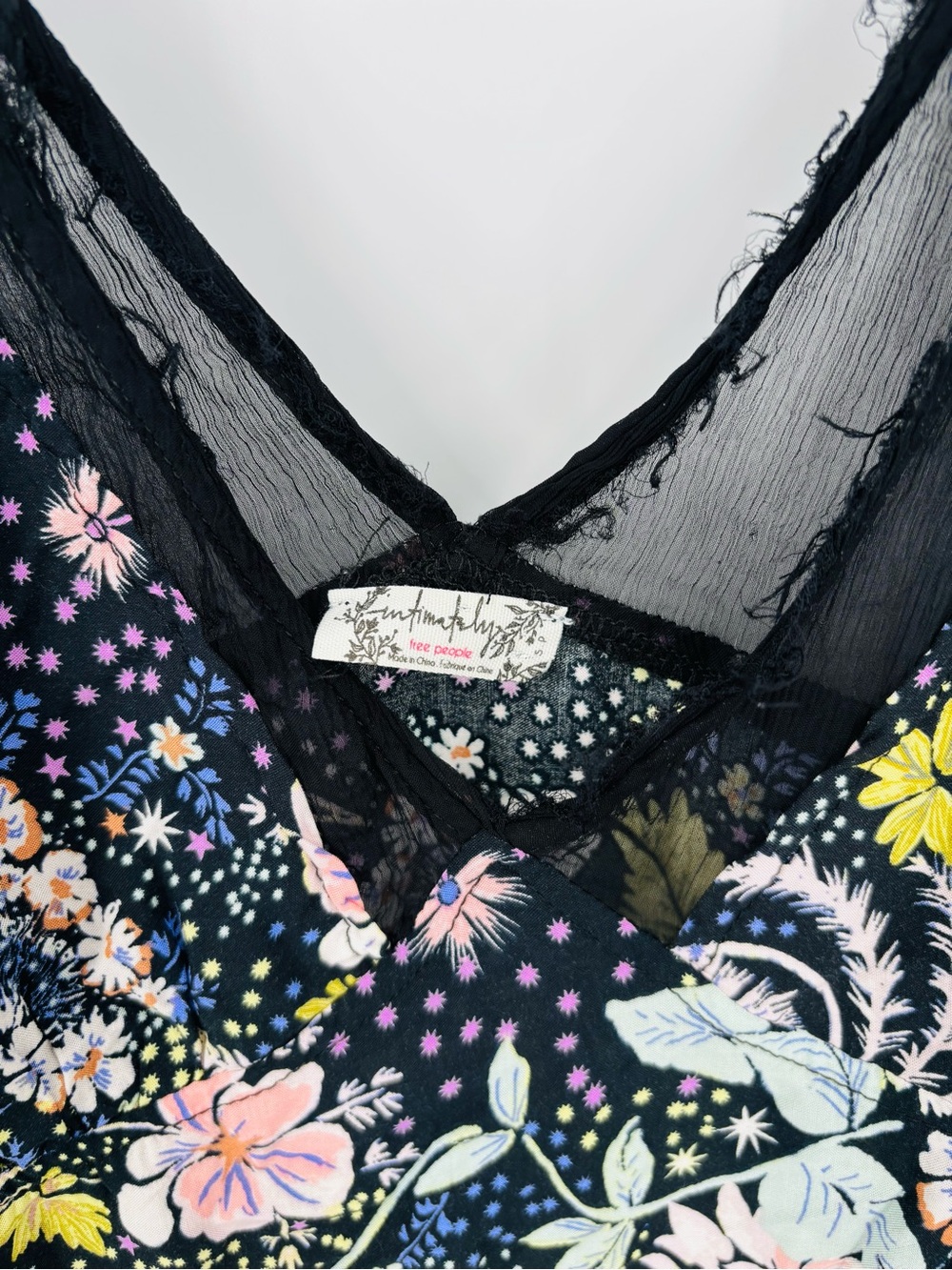 Free People longwood print slip - Picture 4 of 6